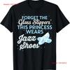 This Princess Wears Jazz Shoes T Shirt Idea Vintage Washed Breathable Soft Versatile Homme Streetwear Comfortable Graphic