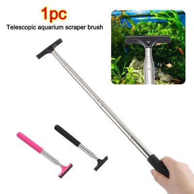 Plastic Aquarium Cleaning Brush Telescopic Fish Tank Brush  Cleaning Aquariums