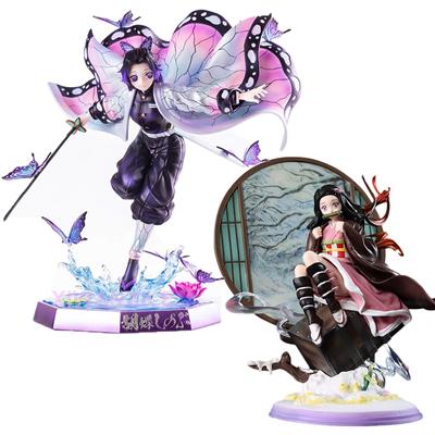28cm Kochou Shinobu Demon Slayer Anime Figure Kamado Nezuko Action Figure Kanroji Mitsuri Figure Kimetsu No Yaiba Figurine Toys