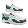 Wiosenne i jesienne męskie buty skórzane niskie modne trendy do biegania sportowe męskie casualowe modne buty