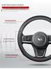 Ideal ONE Steering Wheel Cover: Stitch-Free, Non-Slip, Sweat-Absorbent, All-Season Sports Grip