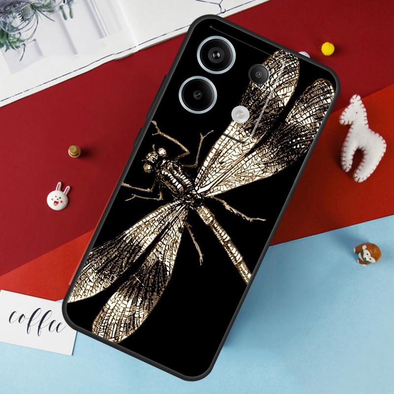 Dragonfly Case For Xiaomi Redmi Note 13 Pro 14 12 11 10 15 Pro Plus Redmi 10C 12C 13C 14C 15C 15 Cover