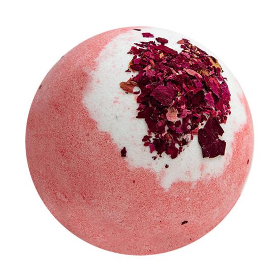 Soothing Bath Bombs 100G Dry Flowers Bombs, Lavender Rose Calendula Essential Natural Ingredients Oils Fizzies Ball, Relaxation Spa Skin Moisturizing