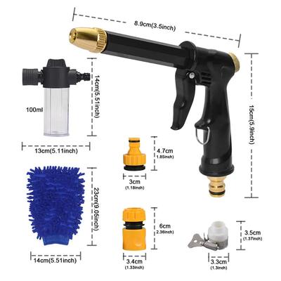 High Pressure Washer Gun Foam Cannon Garden Sprinkler Sprayer Car Cleaning Tool Kit Auto-Detailing Car Wash Accessories