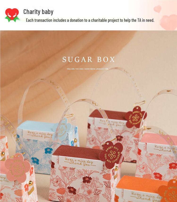 Hochzeitsgastgeschenke 2025: Frische Süßigkeiten Geschenkbox & Tüten