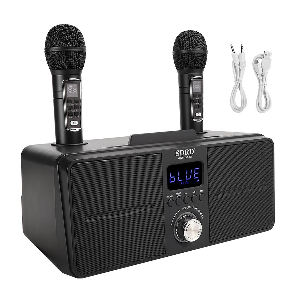 Familien-KTV Hochwertiges Sound-Kit Integriertes Drahtloses Mikrofon Live-o-Karte Bluetooth-Karaoke