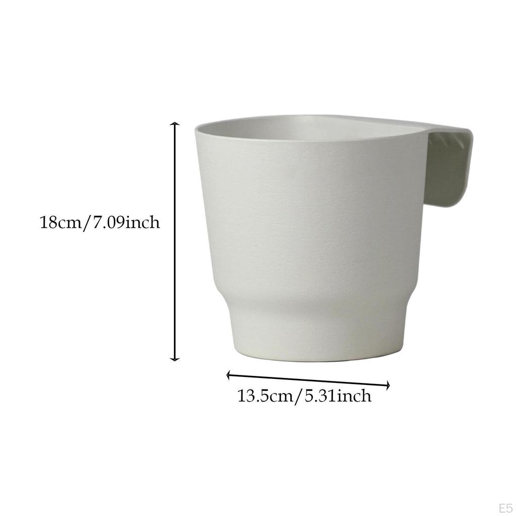 Railing Planter Fence Creative Flowerpot Breathable Plant Pot Hanging Flower with