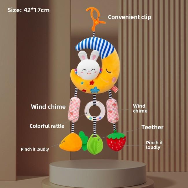Baby Bedroom Baby Mobile With Plush Monkey Wind Chime For Crib Decor