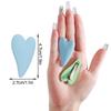 8pcs Heart Acrylic Barrettes Acetate Hair Clips Headdress for Women Cute Macaron Color Hairpins Girls Fashion Accessories Gift