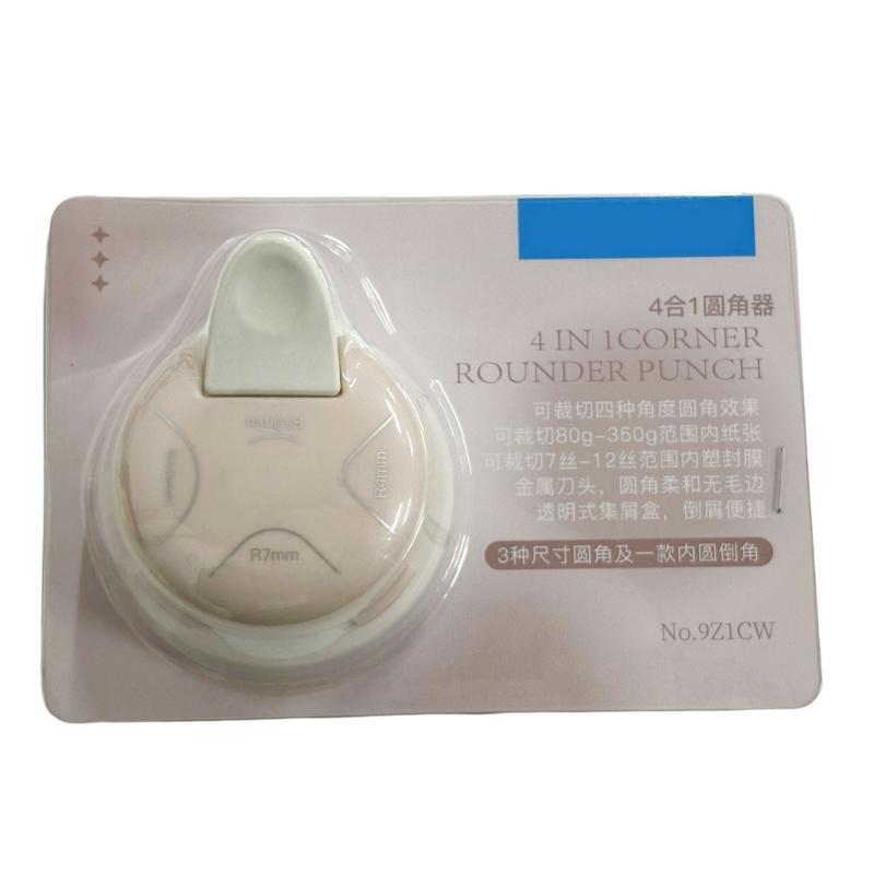 Corner Cutter for Paper Card Invitation and Scrapbook, 4 in 1 Corner Rounder Punch Rounded Corner Card Making Supplies
