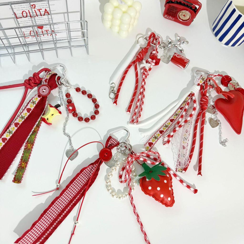 Miu Series Trendy Toy Cloth Doll Blind Box Pendant (Red)