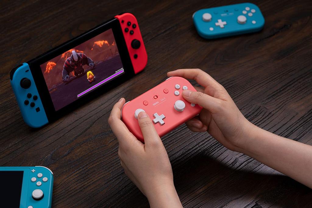 8BitDo Lite 2 Bluetooth Gamepad for Switch and Raspberry Pi Switch, Lite, Android, (Pink)