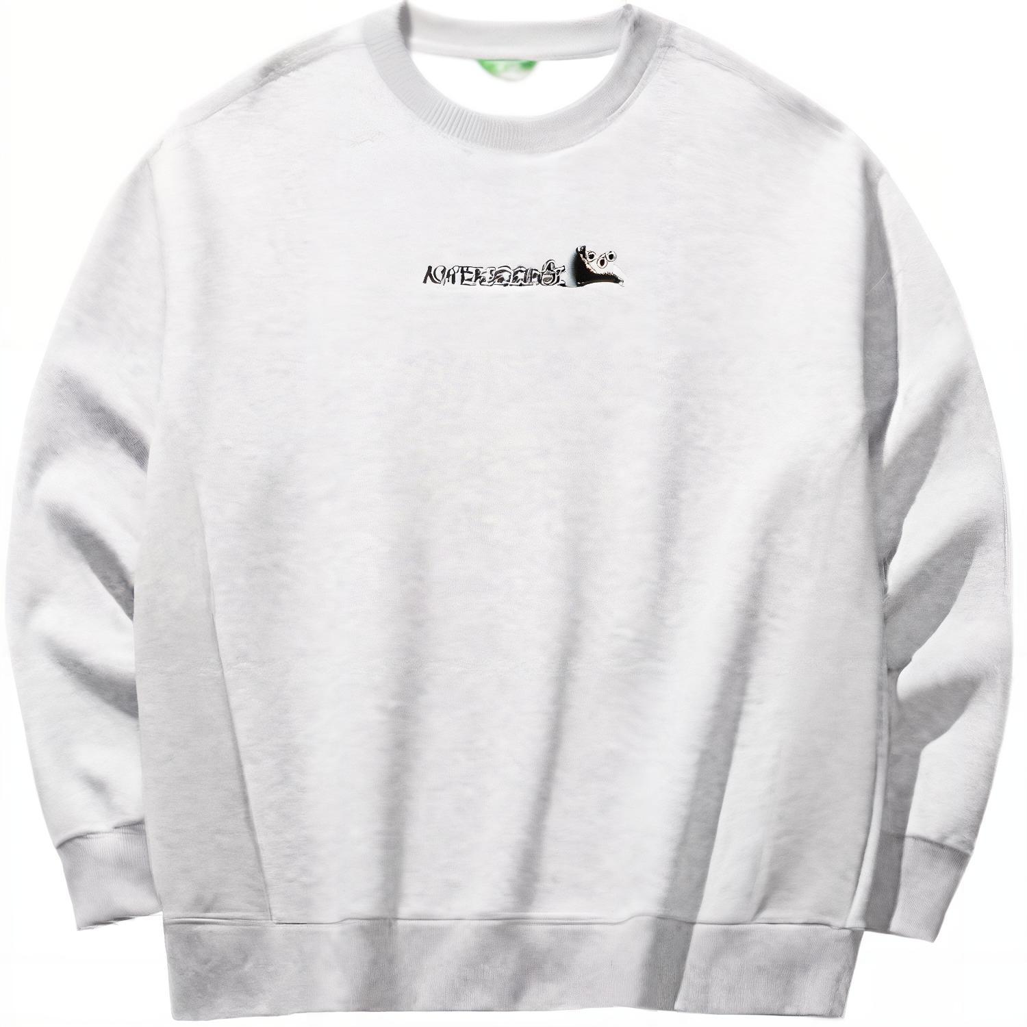 

Anta Comfortable Loose Pullover Sweatshirt Unisex Sweatshirts Gray Heather-Gray 172518713-3 L