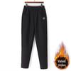 Mom's Thick Fleece Wool Pants for Winter & Middle-Aged Comfort