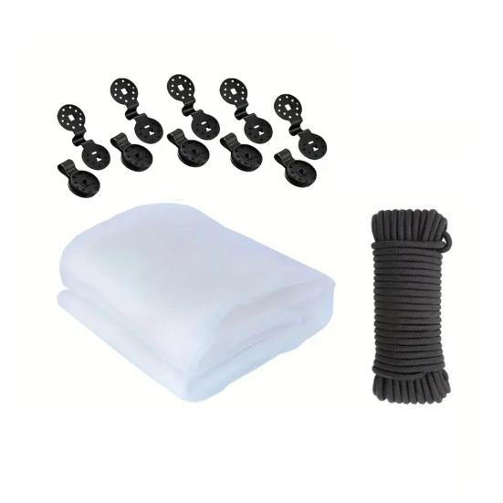 

Сетка для защиты от птиц, садовая сетка, дышащее покрытие для растений, многоразовая сетка, барьер для защиты овощей, фруктов и цветов от птиц S белый