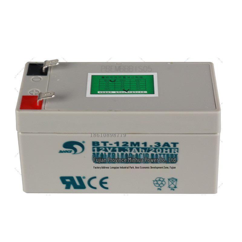 Saiter 12V Emergency Light Storage Battery - 1.3AH to 14AH 1.3AH