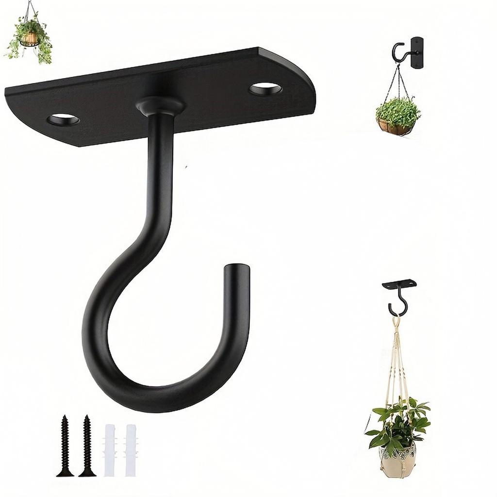 Ceiling Hook for Hanging, Baskets and - Wall Mounted Decorative Hook for Indoor and Outdoor Use