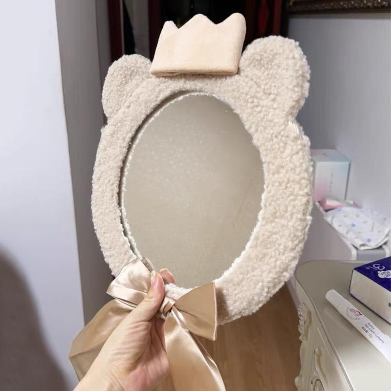 1PC Shooting Mirror Portable Decorative Mirror Cute Acrylic Mirror Car Safety Reflector Clothing Store Decoration Diameter 25cm