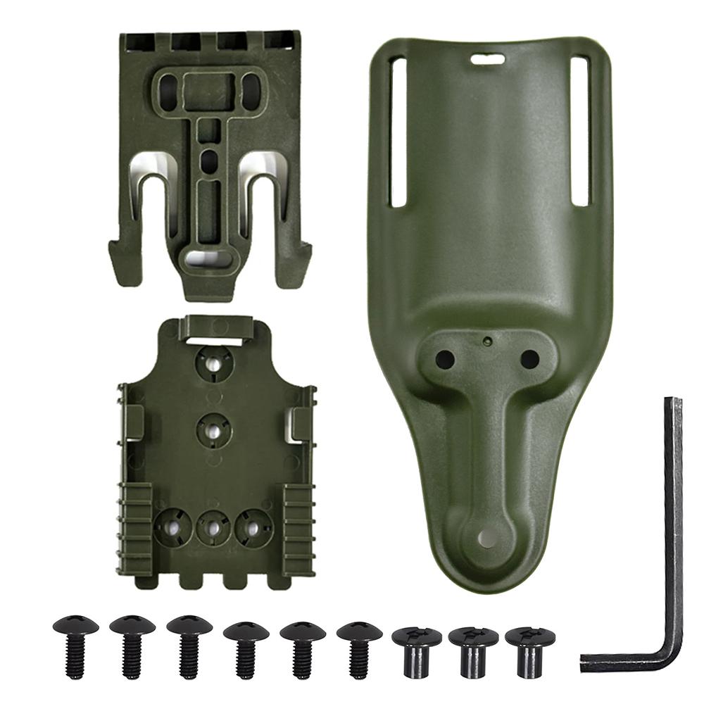 QLS Quick Locking System Kit Included QLS Fork and Receiver Plate with Low-Ride UBL Universal Belt Loop for Duty Belt Holster