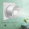 Low Noise Ventilation Fan Window Ceiling Wall Mounted Vent Fan 4inch Exhaust Fan for Toilet, Office, Kitchen Enduring