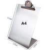 Metal Stainless Steel Ticket Clips Writing Hotel Menu