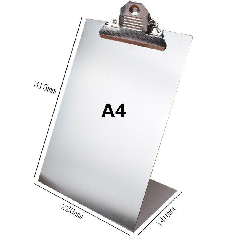 Metal Stainless Steel Ticket Clips Writing Hotel Menu