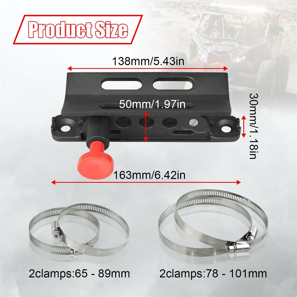 Quick Release Fire Extinguisher Mount Bracket Adjustable Holder For Jeep UTV ATV