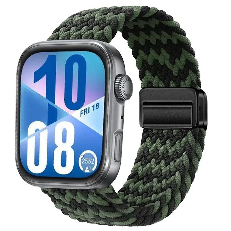 Magnetic Braided Strap for Huawei Watch Fit 4 Pro 3 Nylon Loop Correa Sports Bracelet for Huawei Fit3 Fit4 4Pro Band Accessories