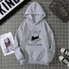Winter Women's Hoodie Solid Color Print Unisex Style Double Pockets Sweatshirts Outerwear Women's Clothing