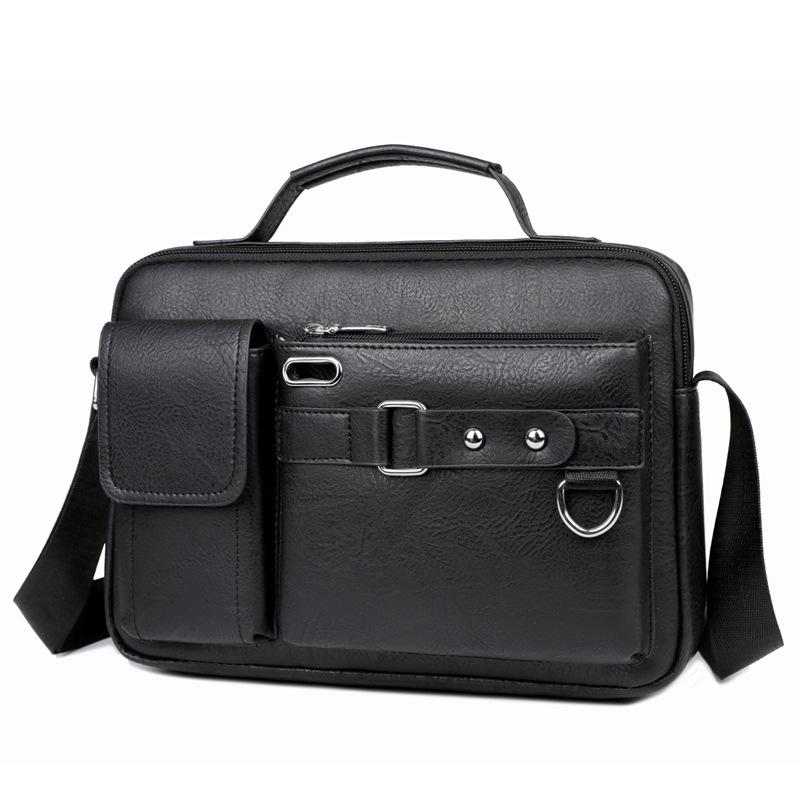 New men s bag slash shoulder bag men s casual backpack business bag single shoulder slash bag men s portable horizontal bag