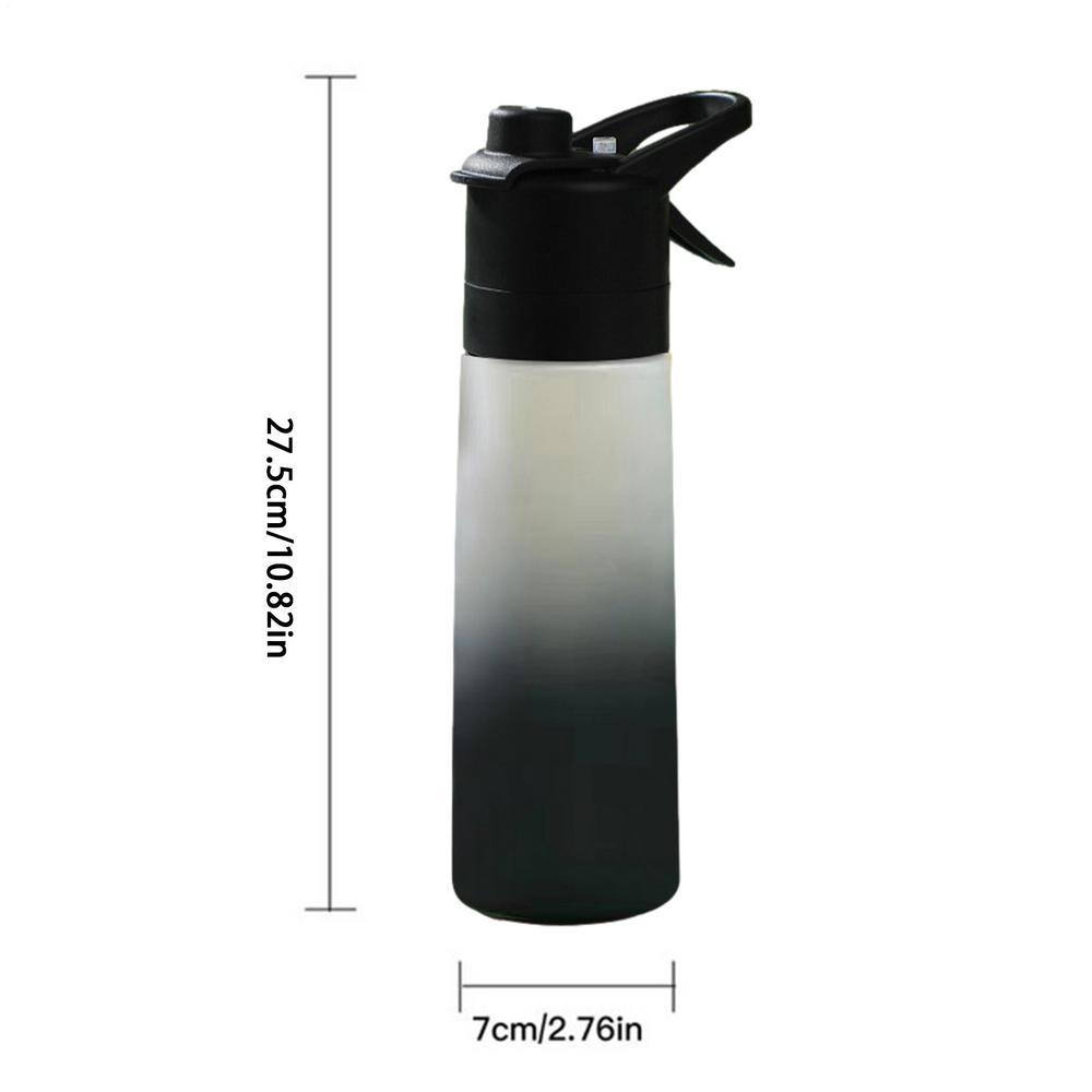 Plastic Spray Cup Summer Outdoor Sports Water Bottle Hydration Cooling Spray Cup Travel Portable Water Cup Gift Cups 7x27.5cm