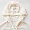 Northern Deer Women's High-Count Wool Diamond Jacquard Hooded Cardigan