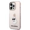 Karl Lagerfeld KLHCP14XHNCHTCP iPhone 14 Pro Max 6.7" pink hardcase Ikonik Choupette