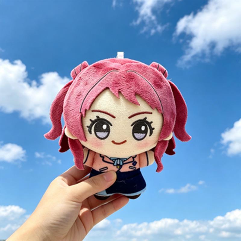 12cm Gakuen IDOLM Plush Toy Cartoon Cute Enthusiast  Gift for Fans Companion Gift Cosplay  High-quality Bag Pendant Keychain