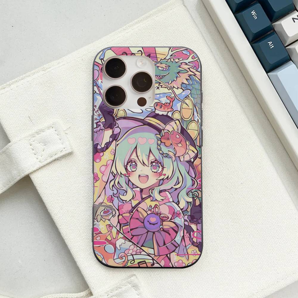 Classic Game Touhou Project For IPhone 17 16 15 11 12 13 14 Pro Max Plus Pro Corrugated Translucent Back Phone Cover