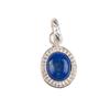 Natural Lapis Lazuli Gemstone 925 Sterling Silver Jewelry Handmade Pendant 1.20" PP-7-20