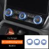 Auto Klimaanlage Schalter Bedienknopf Dekoration Abdeckung Verkleidung Auto Innenzubehör Car-Styling für Ford Ranger T9 2023 2024