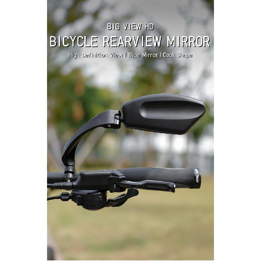 Stainless Steel HD Lens Bike Rear VIew Mirror 360° Rotatable MTB Rear Mirror Widen Big View Road Bicycle Mirror Bike Accessories
