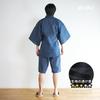 [Ai Ai] Men's Jinbei (Japanese summer wear) - Cotton-Linen Seersucker Fabric, 85% Cotton, 15% Linen, Washable, Cool, Soft, Summer, Festival, Fireworks
