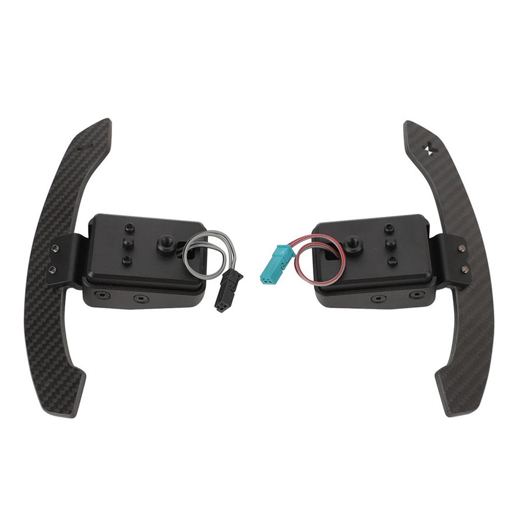 Pair of Steering Wheel Shift Paddle 14cm Metal Alloy Carbon Fiber Magnetic Shift Paddle for 2 3 4 5 6 7 Series G Chassis