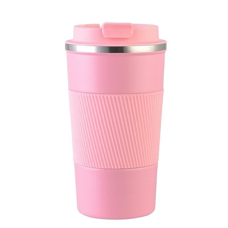 3rd Gen Stainless Steel & Silicone Insulated Coffee Cup - Portable, Stylish Business Gift with Logo Printing
