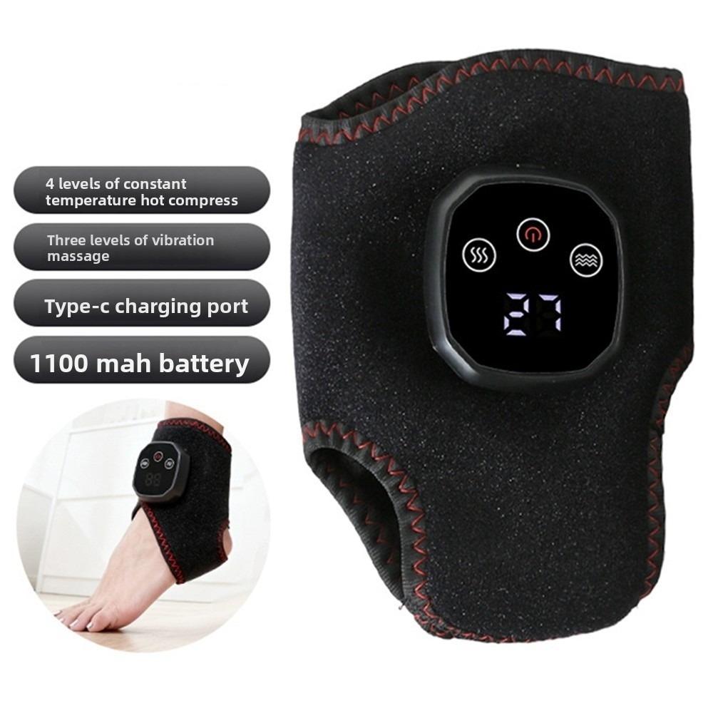 

4 Heat Levels Ankle Massager 3 Vibration Modes Electric Hot Compress Massage Foot Protector