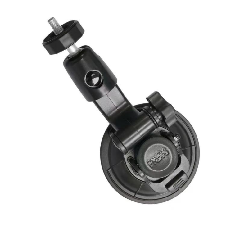 Universal Car Mount Car Suction Cup 1/4 Screw for Dashcams, Featuring 360 Degree Rotation and Suction