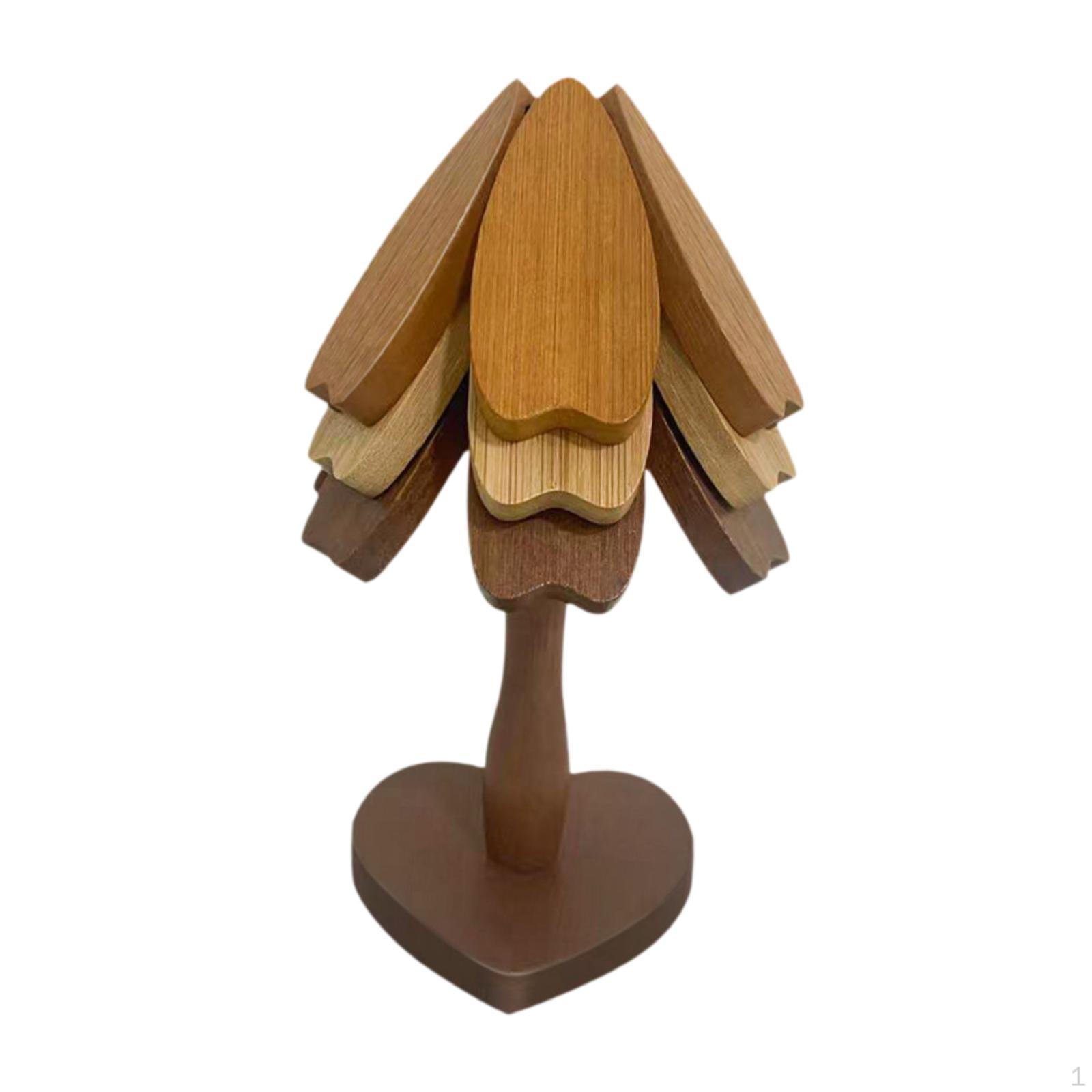 

Посуда Деревянные подставки под горячее Подставки в виде дерева Декоративный подарок Креативные подставки Подставки для стола Дом 3 Sheet