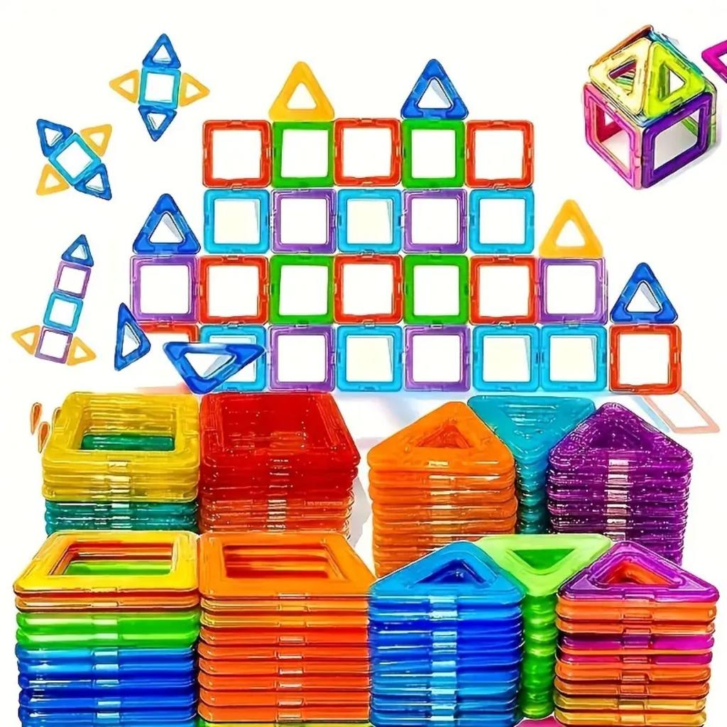 Magnetic Blocks STEM Toy 3D Construction Puzzle For Kids Age 3+