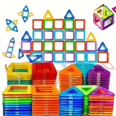Magnetic Blocks STEM Toy 3D Construction Puzzle For Kids Age 3+