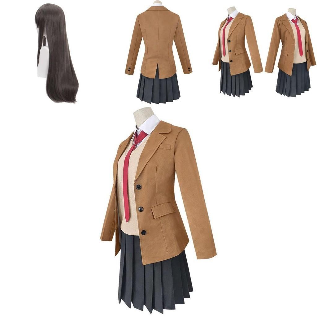 Seishun Yarou Buta Wa Bunny Girl Sakurajima Mai Cosplay Costume Full Outfit Set