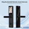 Smart Lock with Camera 4.5 Inch Screen BT Keyless Entry Door Lock APP Fingerprint Password Card Mechanical Key
