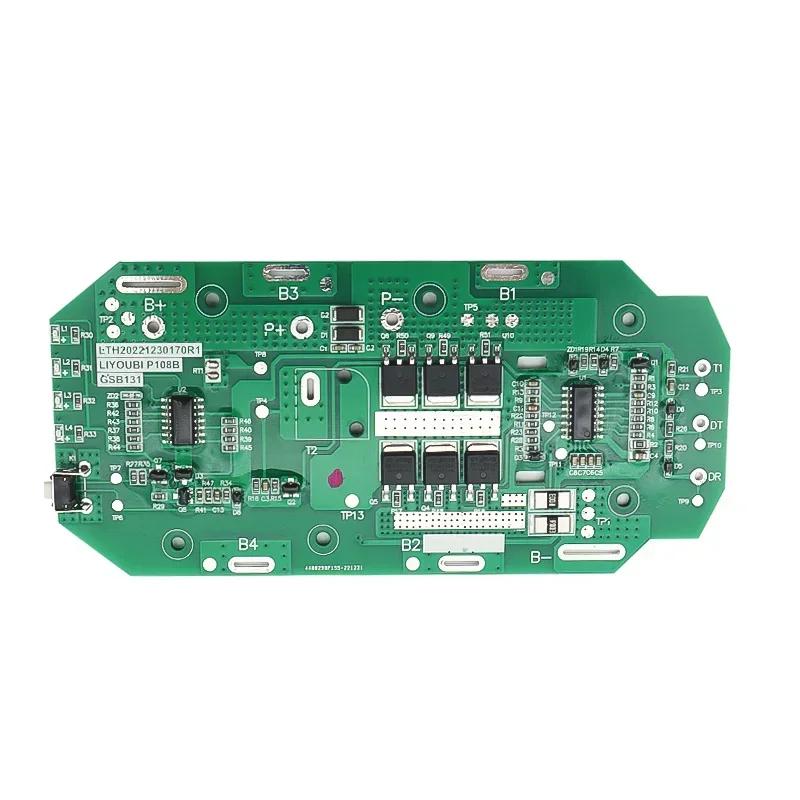 P108B 10*18650 Battery Plastic Case Charging Protection Circuit Board PCB For RYOBI 18V 9Ah P103 BPL-1815/1820G/18151/1820 ONE+