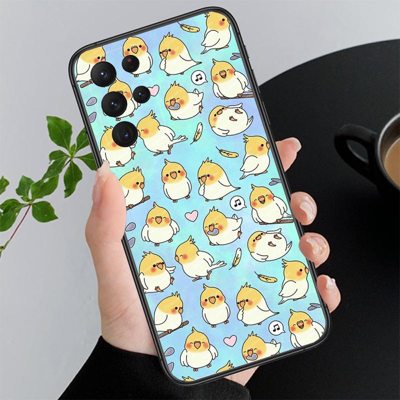 

Phone Case For Samsung A55 A16 A56 A36 A35 A15 A53 A54 A33 A34 A25 A05S A52 A52S A14 A26 A71 Cockatiel bird A26